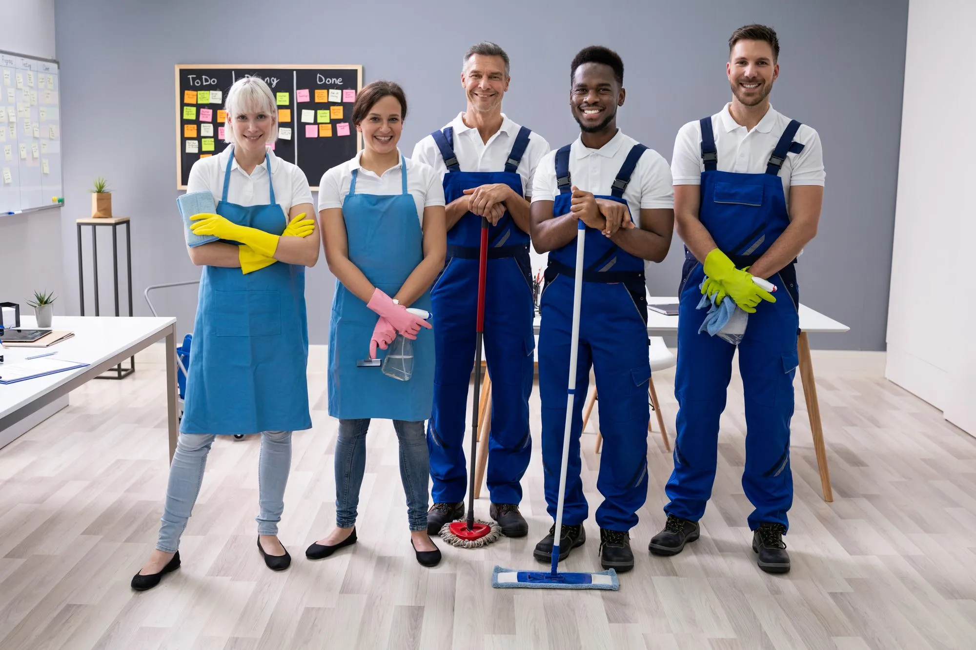 cleaning team